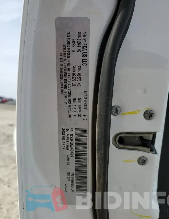 1C3CDFCB6GD750768 Photo# 12
