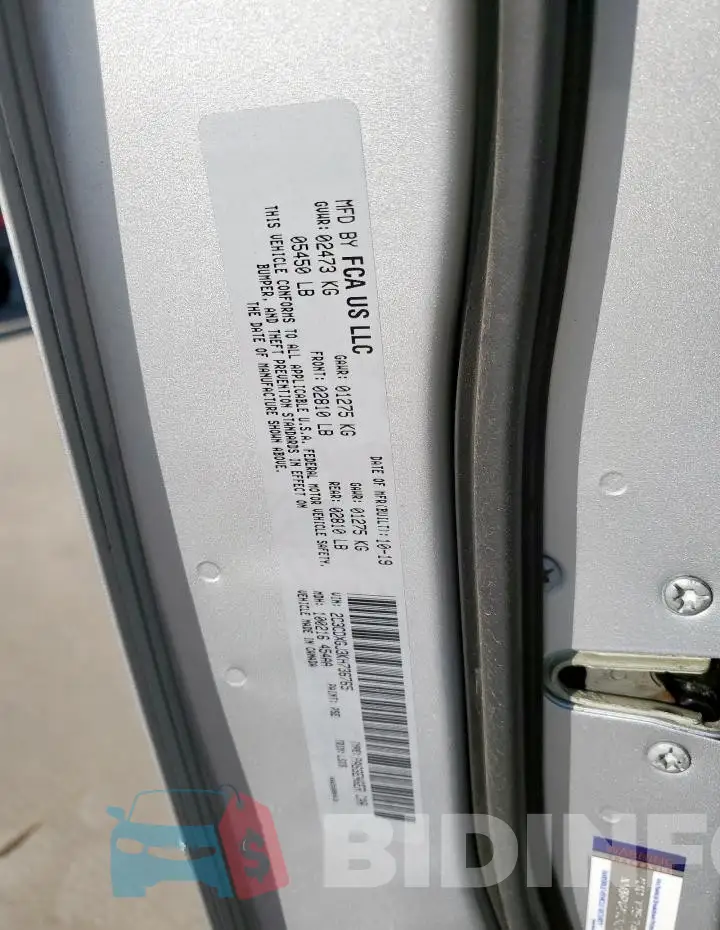 2C3CDXGJ3KH736765 Photo# 13