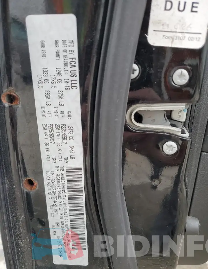 3C4PDCBG0HT534452 Photo# 13