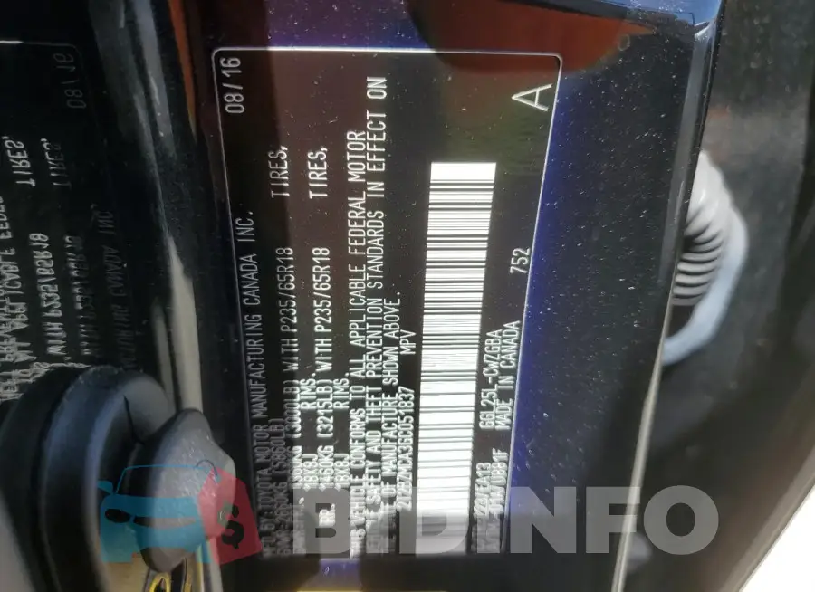2T2BZMCA3GC051837 Photo# 13