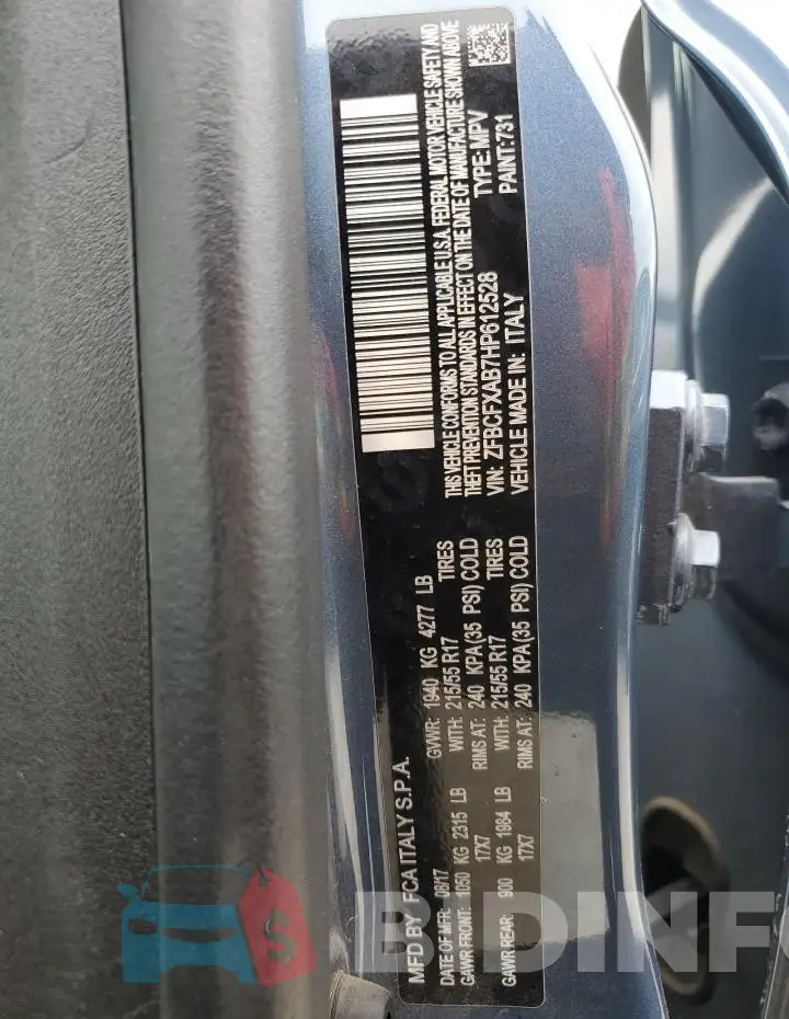 ZFBCFXAB7HP612528 Photo# 12