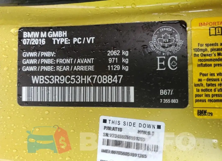 WBS3R9C53HK708847 Photo# 13