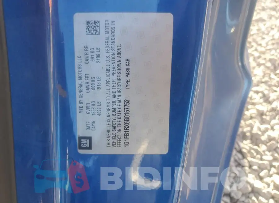 1G1FB1RX6G0167752 Photo# 12