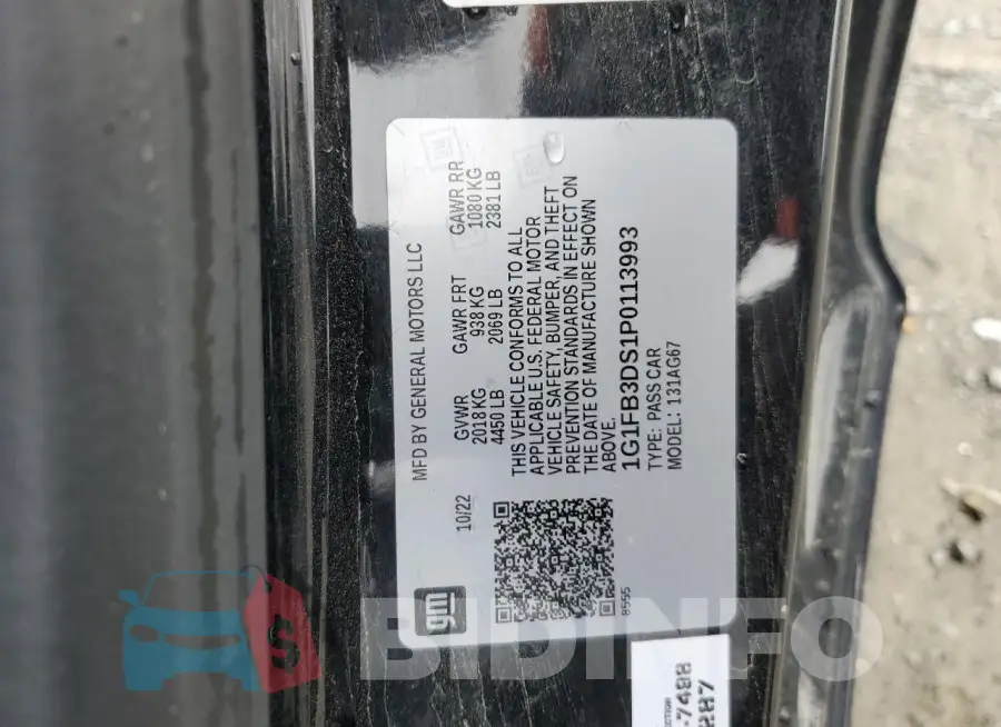 1G1FB3DS1P0113993 Photo# 12