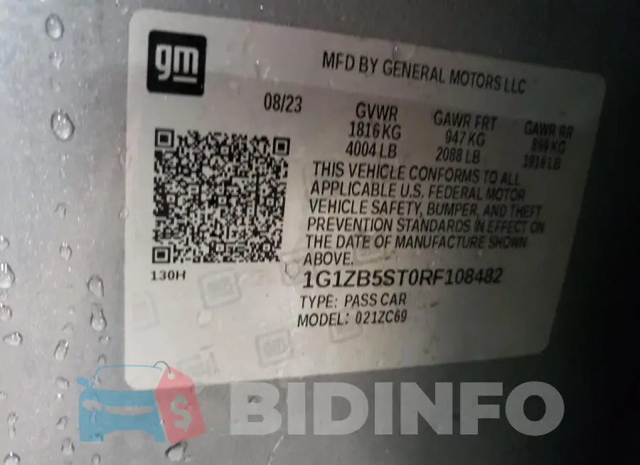 1G1ZB5ST0RF108482 Photo# 12