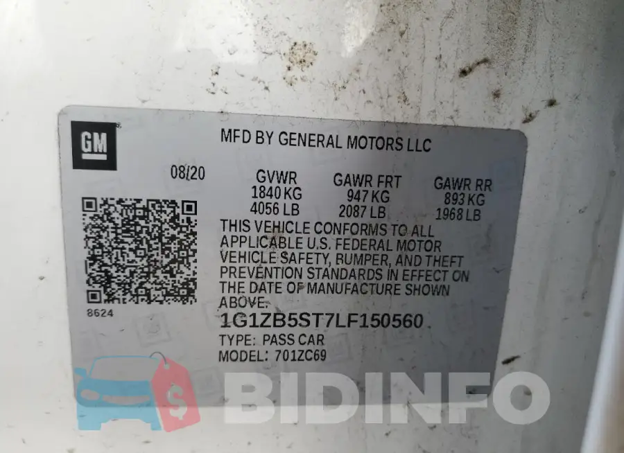 1G1ZB5ST7LF150560 Photo# 12