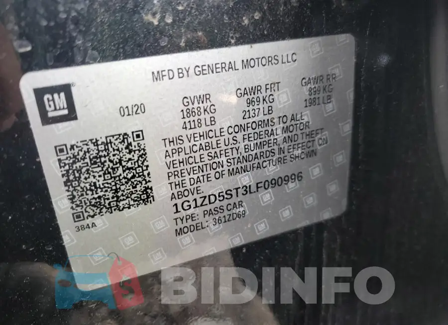 1G1ZD5ST3LF090996 Photo# 12
