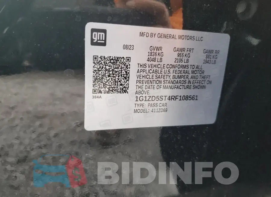 1G1ZD5ST4RF108561 Photo# 12