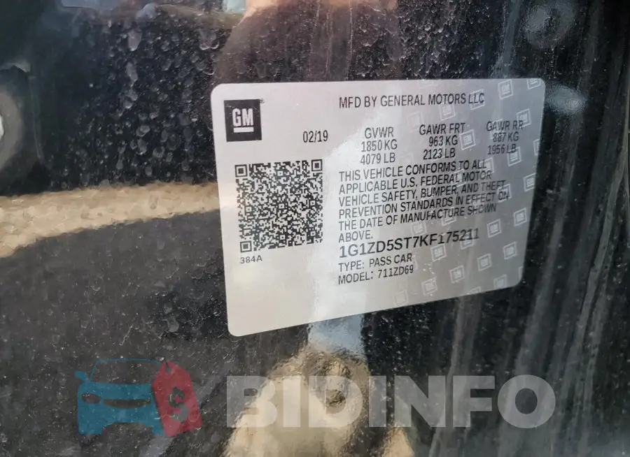 1G1ZD5ST7KF175211 Photo# 13