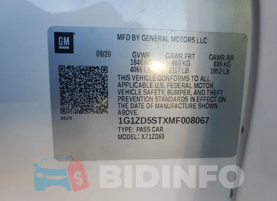 1G1ZD5STXMF008067 Photo# 13