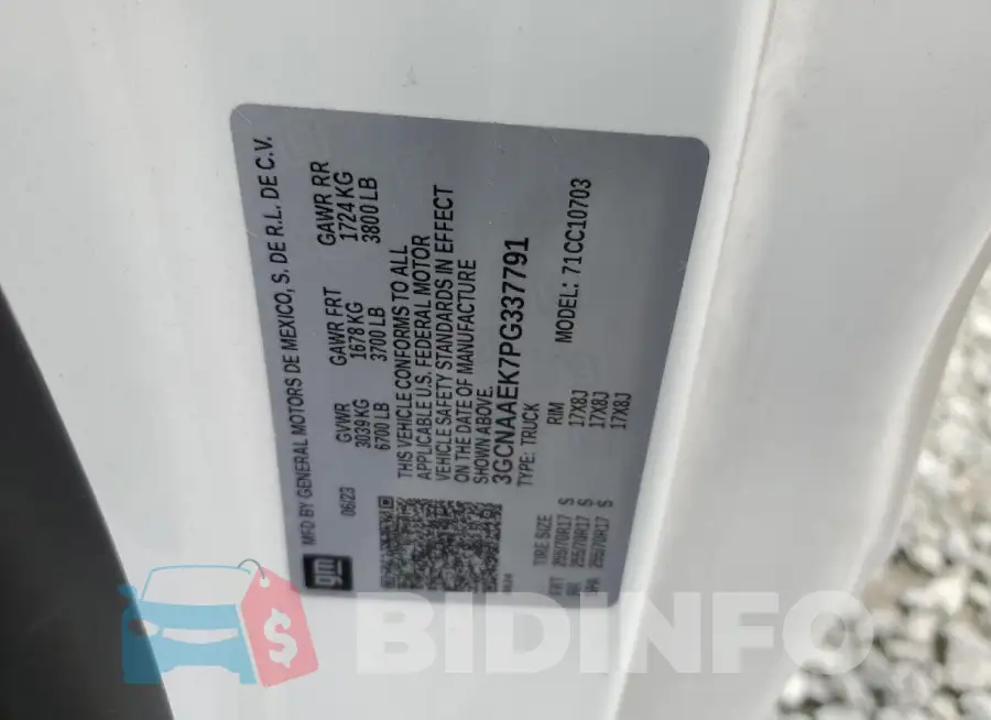 3GCNAAEK7PG337791 Photo# 12