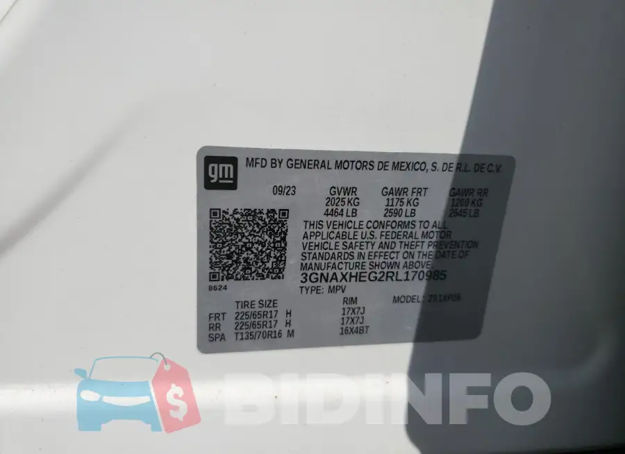 3GNAXHEG2RL170985 Photo# 13