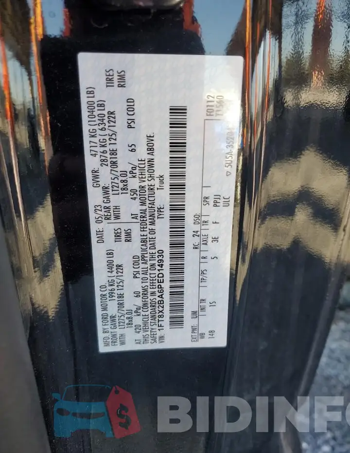 1FT8X2BA6PED14930 Photo# 12