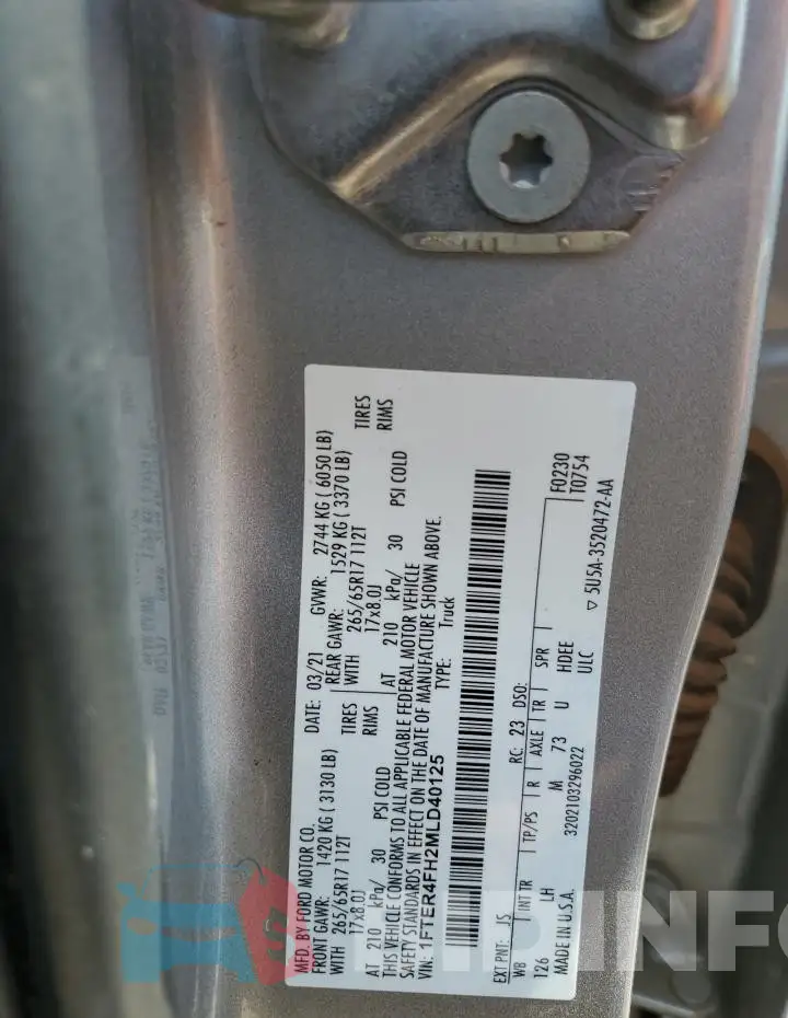1FTER4FH2MLD40125 Photo# 12