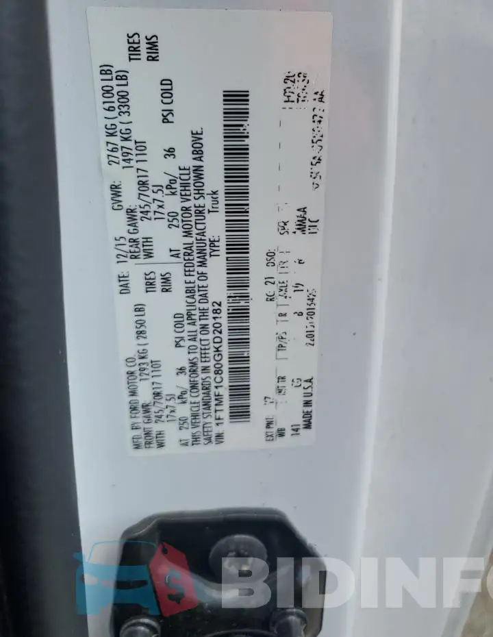 1FTMF1C80GKD20182 Photo# 12