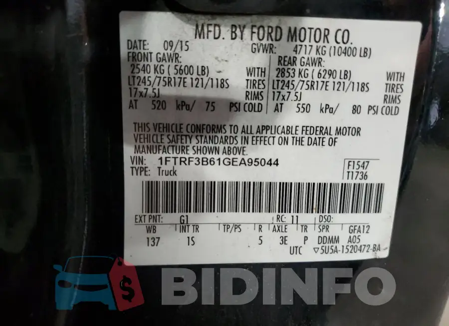 1FTRF3B61GEA95044 Photo# 12