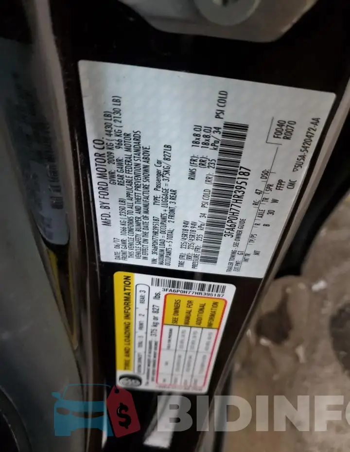 3FA6P0H77HR395187 Photo# 12