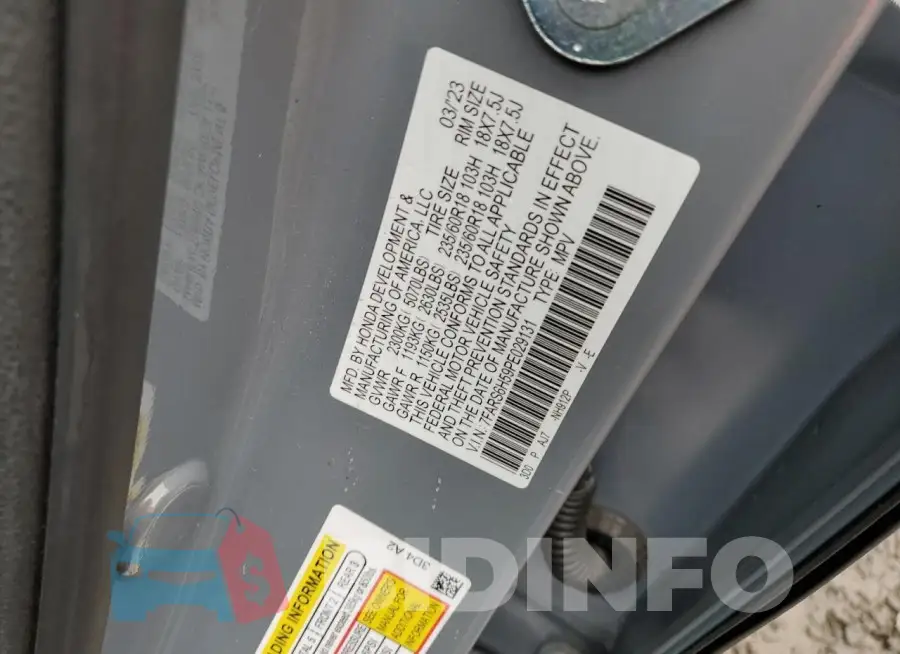 7FARS6H59PE029131 Photo# 12