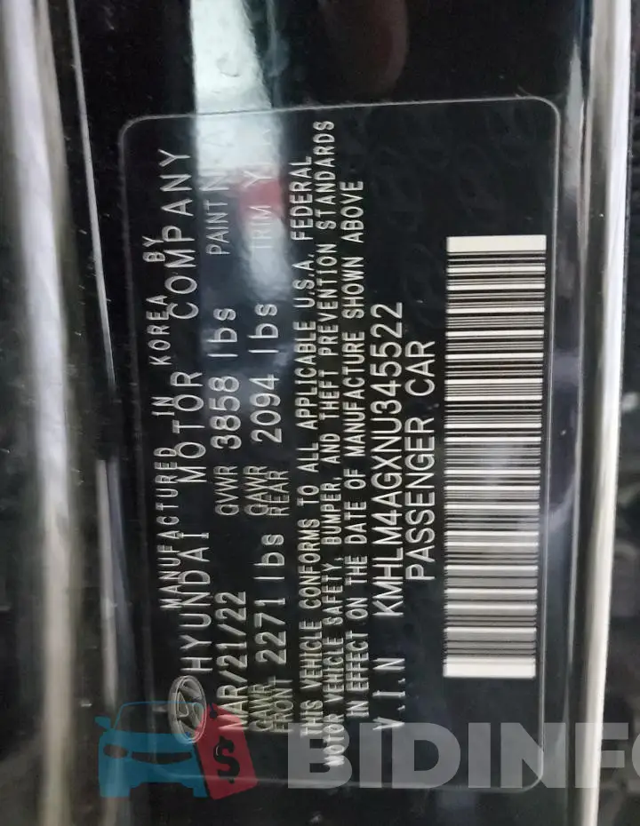 KMHLM4AGXNU345522 Photo# 12