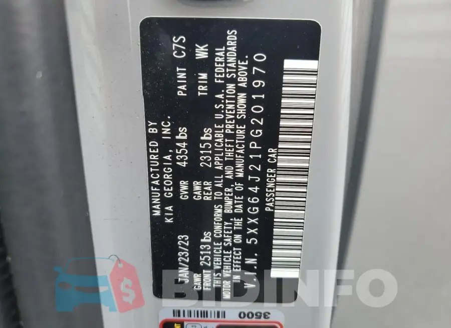 5XXG64J21PG201970 Photo# 12