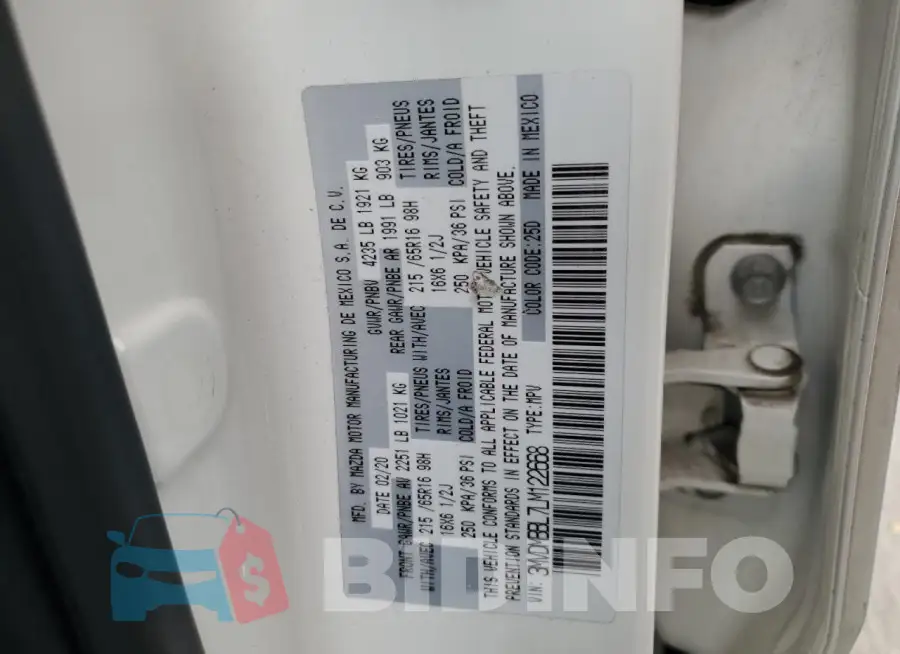 3MVDMBBL7LM122668 Photo# 13
