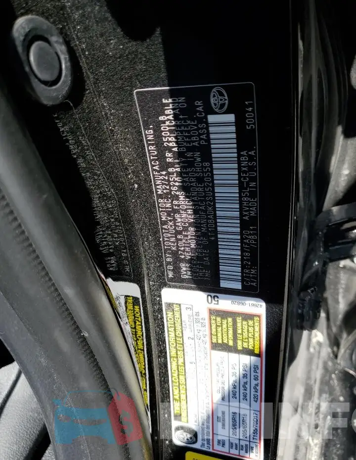 4T1DBADK2SU520558 Photo# 12