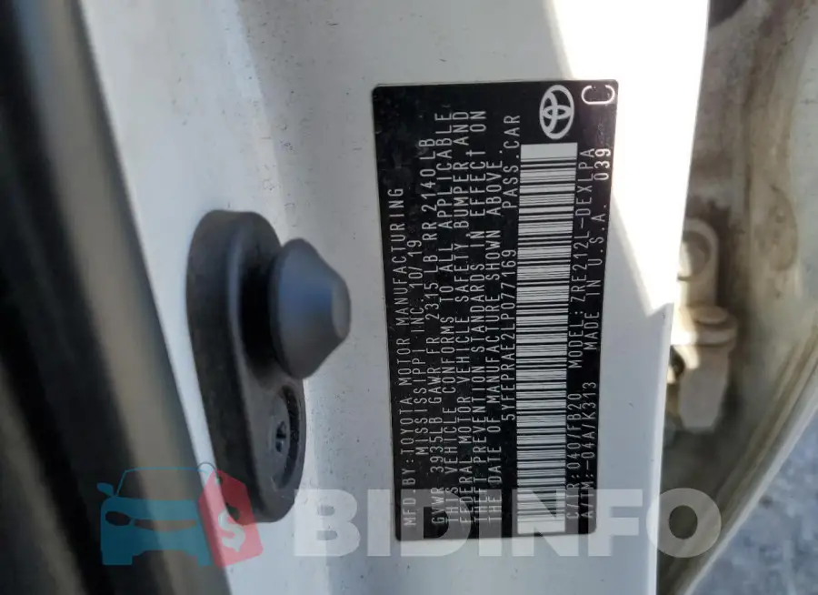 5YFEPRAE2LP077169 Photo# 12