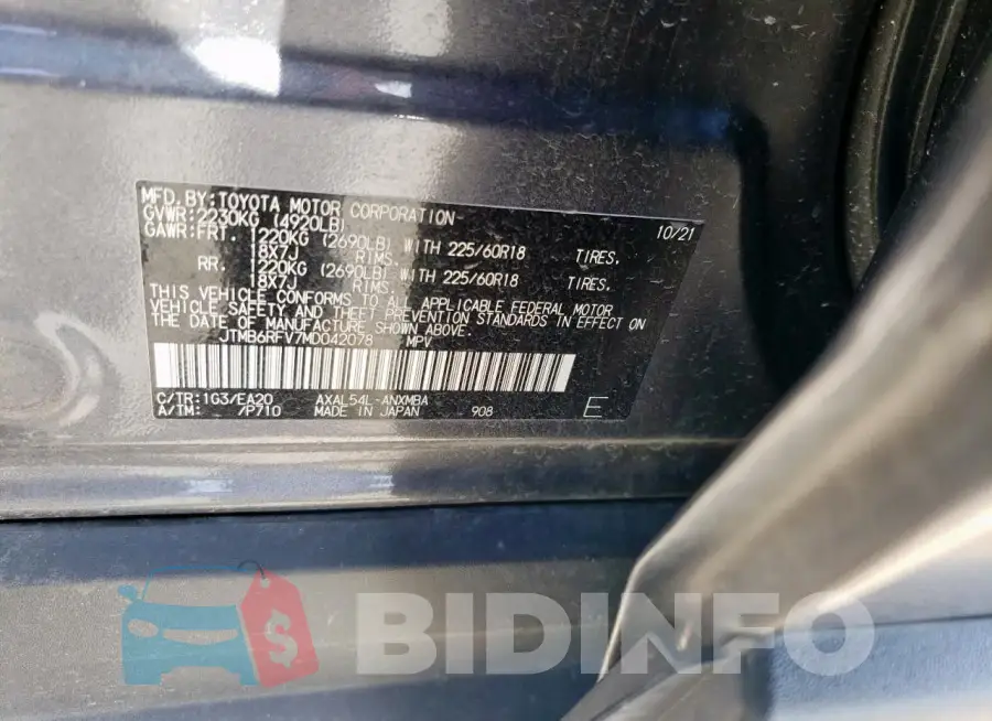 JTMB6RFV7MD042078 Photo# 13