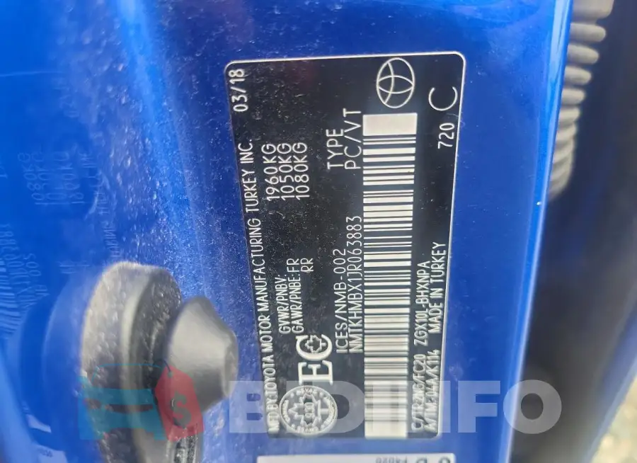 NMTKHMBX1JR063883 Photo# 12