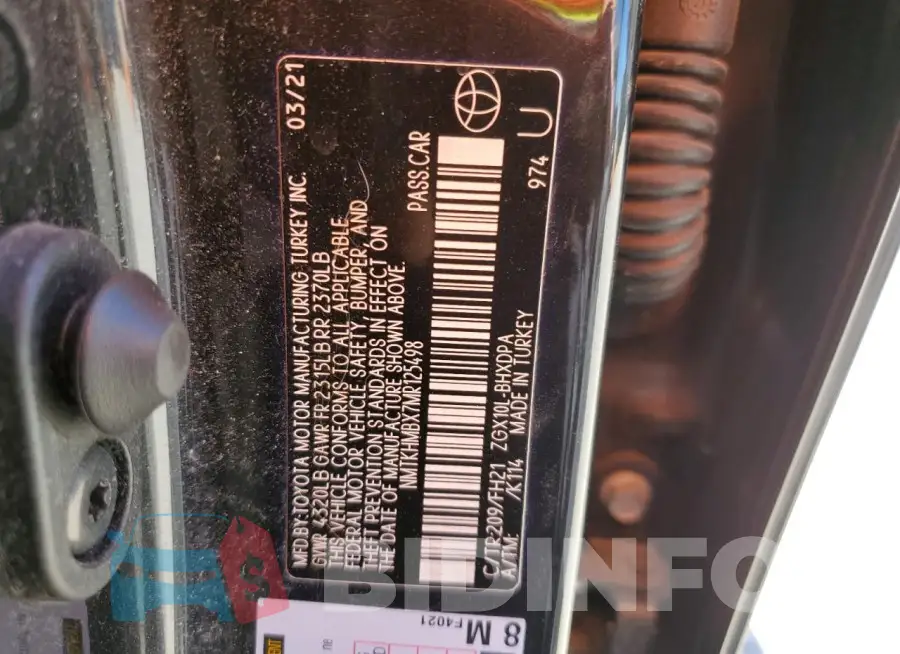 NMTKHMBX7MR125498 Photo# 14