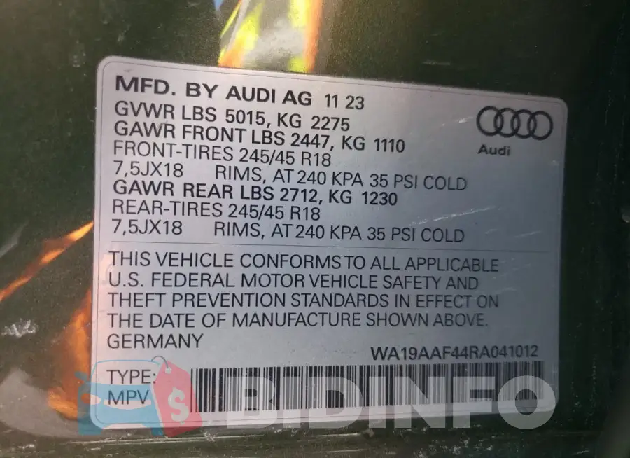 WA19AAF44RA041012 Photo# 14
