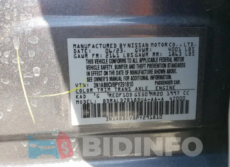 3N1AB8CV8PY291810 Photo# 12