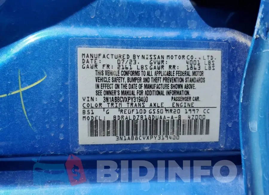 3N1AB8CVXPY319400 Photo# 12