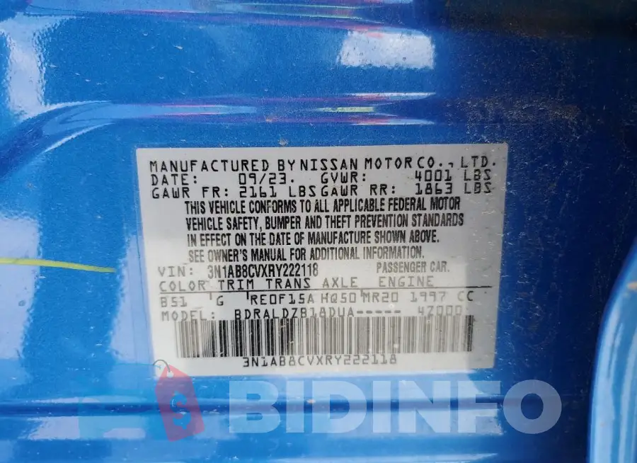 3N1AB8CVXRY222118 Photo# 12