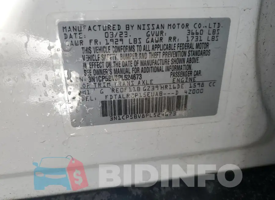 3N1CP5BV8PL524673 Photo# 13