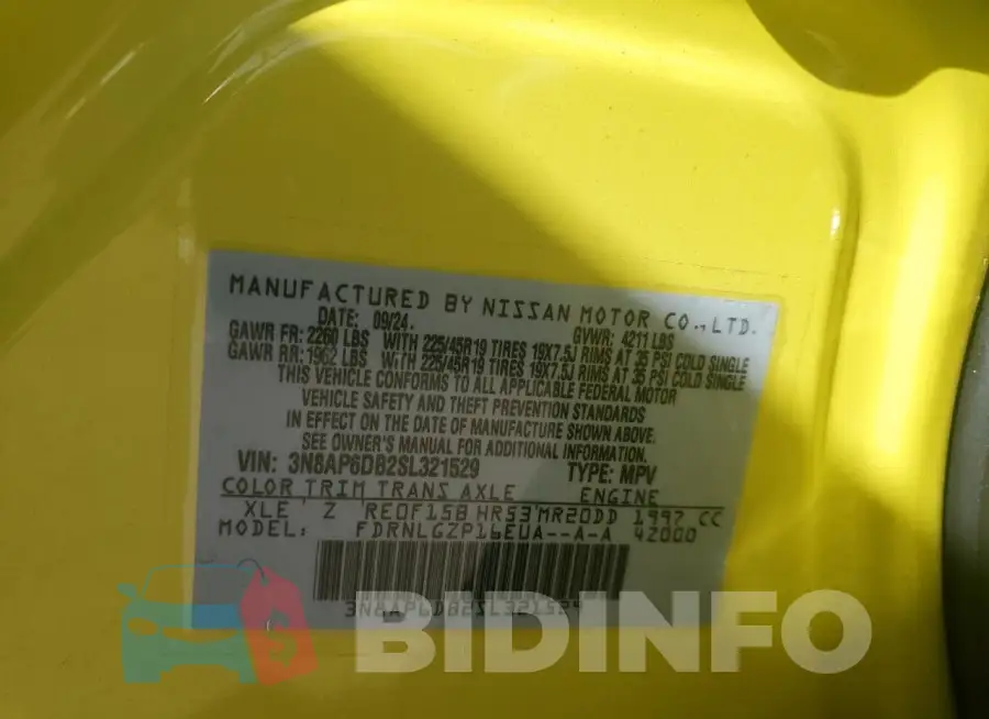 3N8AP6DB2SL321529 Photo# 12