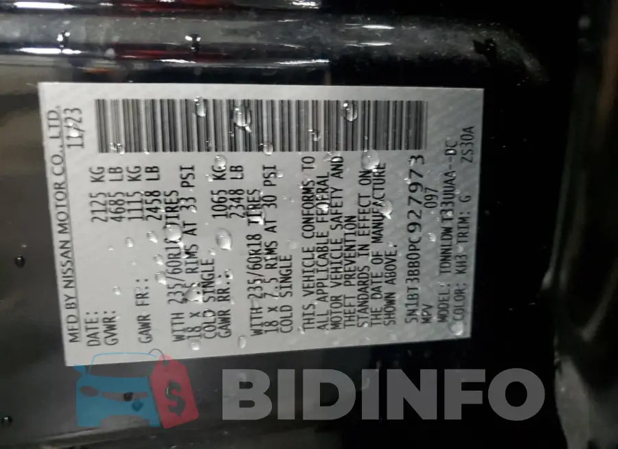 5N1BT3BB0PC927973 Photo# 14