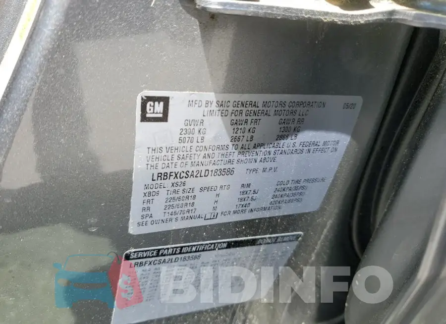 LRBFXCSA2LD183586 Photo# 13