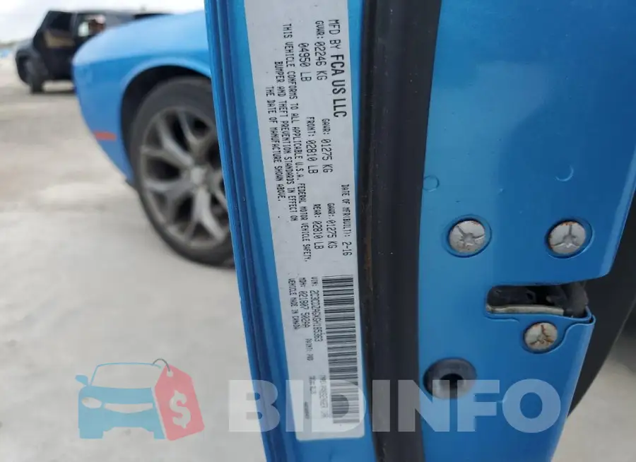2C3CDZAGXGH185363 Photo# 12