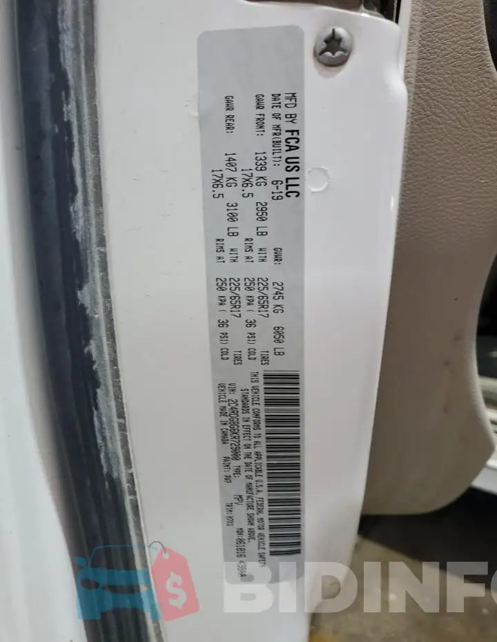 2C4RDGBG6KR729000 Photo# 13