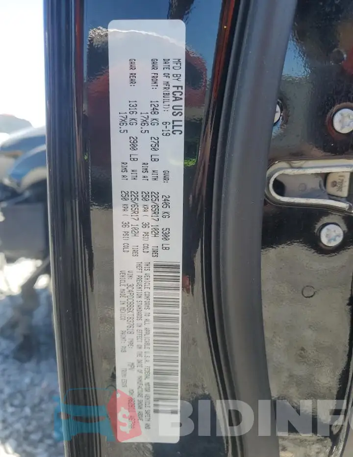 3C4PDCBB6KT837618 Photo# 13