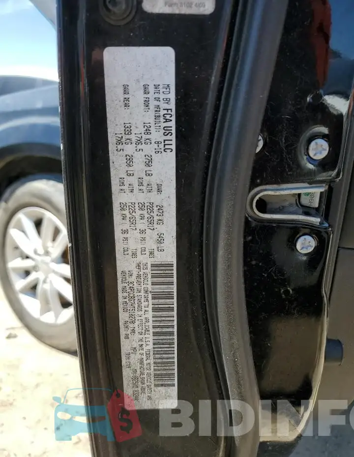 3C4PDCBG7HT510276 Photo# 14