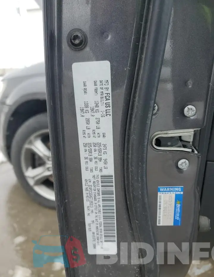 3C4PDCGG0GT195313 Photo# 14