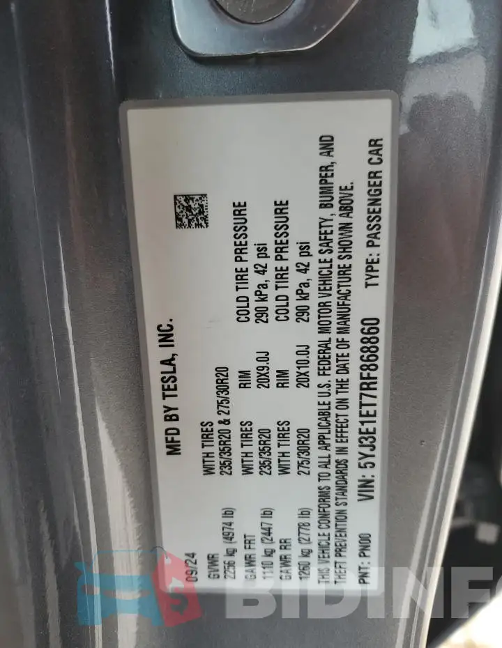 5YJ3E1ET7RF868860 Photo# 12