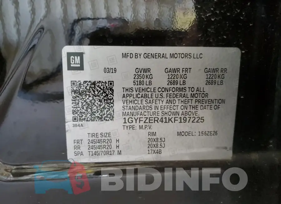 1GYFZER41KF197225 Photo# 14