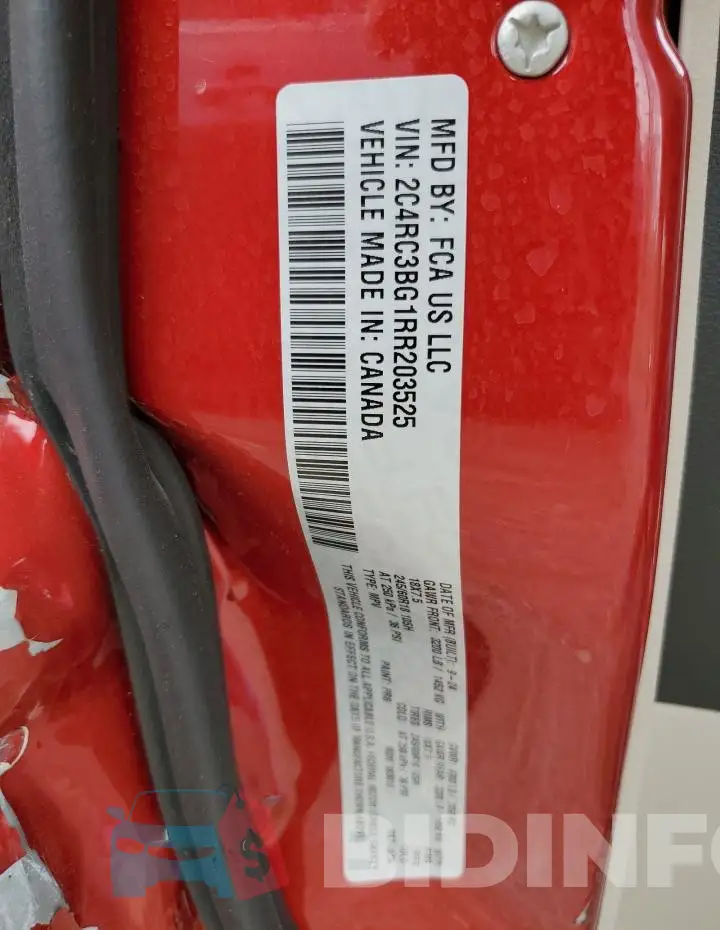 2C4RC3BG1RR203525 Photo# 13