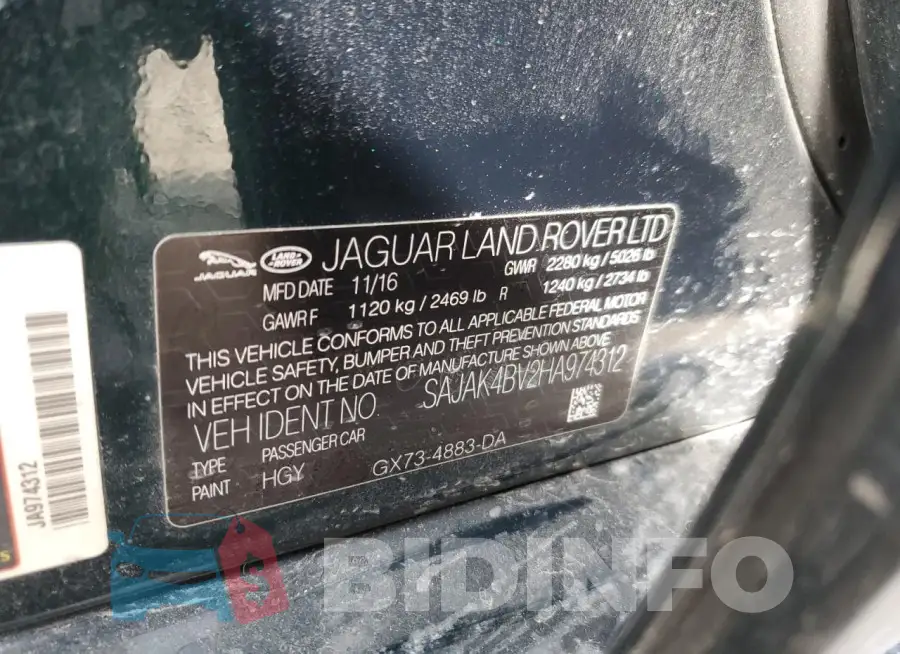 SAJAK4BV2HA974312 Photo# 13