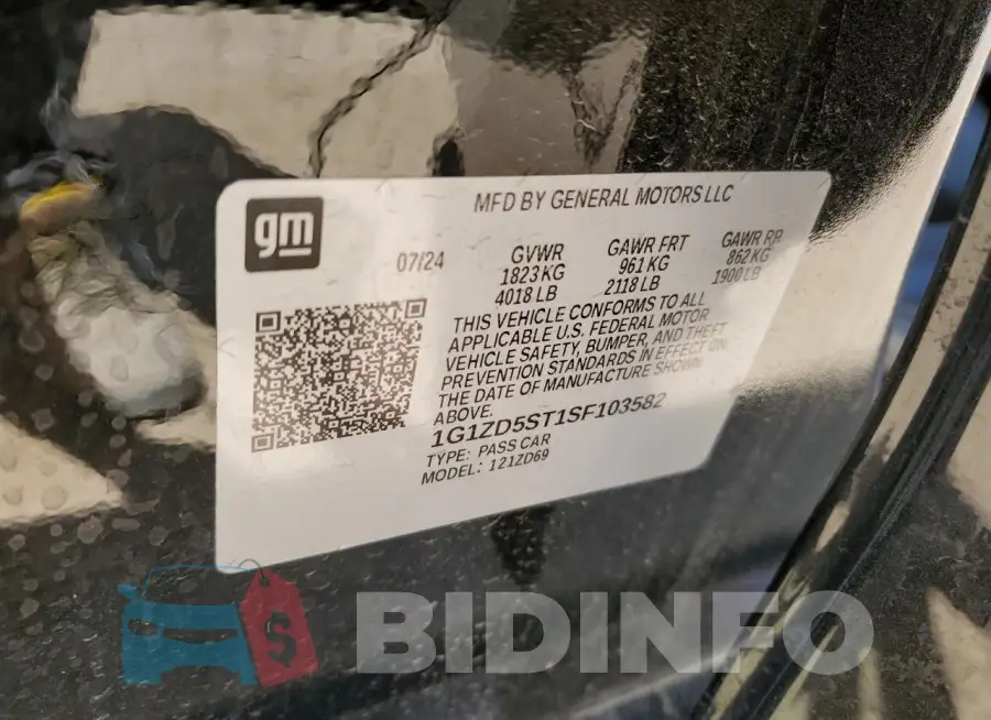 1G1ZD5ST1SF103582 Photo# 12