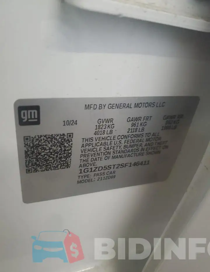 1G1ZD5ST2SF146411 Photo# 13
