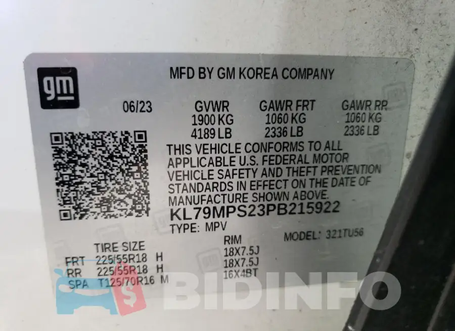 KL79MPS23PB215922 Photo# 13